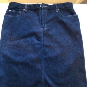 Ralph Lauren Denim Skirt